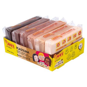 Пластилин растительный JOVI, 6 цветов 