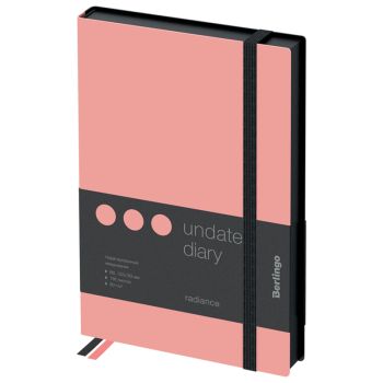 Ежедневник недатированный, В6, 136л., кожзам, Berlingo 