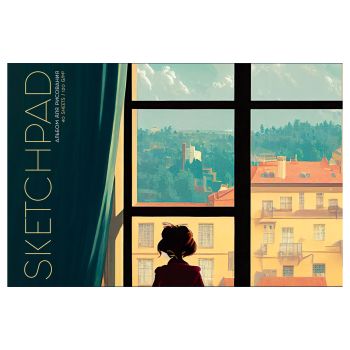 Альбом для рисования 40л., А4, на скрепке Greenwich Line 