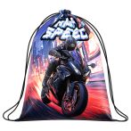 Мешок для обуви 1 отделение ArtSpace "Bike", увеличенный объем, 410*490мм