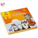 Пластилин Мульти-Пульти "Енот на Аляске", 12 цветов, 180г, со стеком, картон Пластилин Мульти-Пульти "Енот на Аляске", 12 цветов, 180г, со стеком, картон