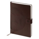 Ежедневник недатированный, А5, 136л., кожзам, Berlingo "Symbol", с магнитной застежкой, коричневый