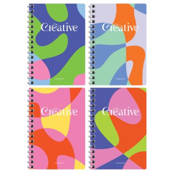 Записная книжка А6 80л. на гребне BG 