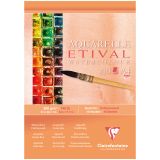 Альбом для акварели, 10л., А4, на склейке Clairefontaine "Etival", 300г/м2, холодное прессование Альбом для акварели, 10л., А4, на склейке Clairefontaine "Etival", 300г/м2, холодное прессование