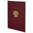 Папка адресная с российским гербом OfficeSpace, А4, бумвинил, бордовый, инд. упаковка Папка адресная с российским гербом OfficeSpace, А4, бумвинил, бордовый, инд. упаковка