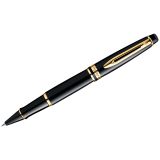 Ручка-роллер Waterman "Expert Black Lacquer GT" черная, 0,8мм, подарочная упаковка Ручка-роллер Waterman "Expert Black Lacquer GT" черная, 0,8мм, подарочная упаковка