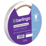 Клейкая лента двусторонняя Berlingo, 12мм*10м, на бумажной основе Клейкая лента двусторонняя Berlingo, 12мм*10м, на бумажной основе