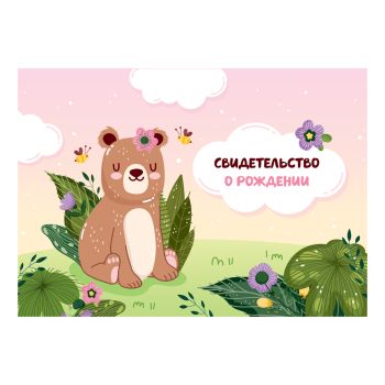 Папка адресная Свидетельство о рождении OfficeSpace 