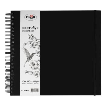 Скетчбук 100л., 300*300 Гамма 
