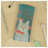 Пенал мягкий 200*100 MESHU "Cat", искусственная кожа