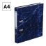 Папка-регистратор OfficeSpace, 50мм, мрамор, синяя