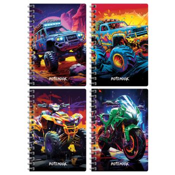 Записная книжка А6 80л. на гребне BG 