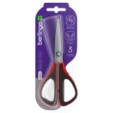 Ножницы Berlingo "Easycut 300", 17,5см, красные, мягкие вставки, европодвес Ножницы Berlingo "Easycut 300", 17,5см, красные, мягкие вставки, европодвес