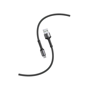 Кабель Smartbuy S26, USB - micro-USB, 3A output, нейлоновая оплетка, 1м, черный Кабель Smartbuy S26, USB - micro-USB, 3A output, нейлоновая оплетка, 1м, черный