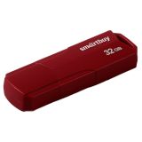 Память Smart Buy "Clue" 32GB, USB 2.0 Flash Drive, бордовый Память Smart Buy "Clue" 32GB, USB 2.0 Flash Drive, бордовый