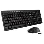Комплект беспроводной клавиатура + мышь Sven KB-C3400W, USB, черный