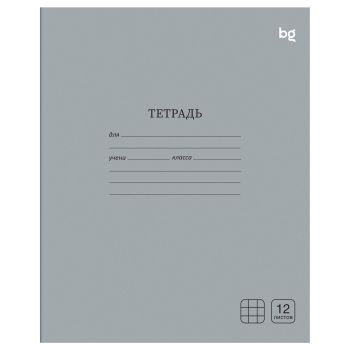 Тетрадь 12л., клетка BG 