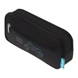 Пенал корпусный Först "Bike", 1 отделение, 1 карман, 210*90*60, полиэстер, черный