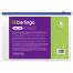 Папка-конверт на молнии Berlingo В6, 150мкм, прозрачная, ассорти