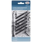 Уголь прессованный Гамма "Студия", мягкий, квадратный, 6шт., блистер, европодвес