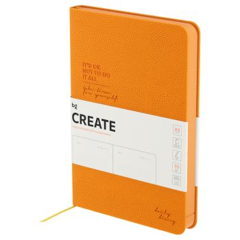 Ежедневник недатированный, А5, 136л., твердый переплет, кожзам, BG 