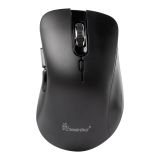 Мышь беспроводная Smartbuy 616AG, бесшумная работа кнопок, черный, 5btn+Roll