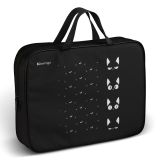 Папка текстильная с ручками 1 отделение, А4 Berlingo "Lucky cats", 350*265*75мм, текстиль, на молнии