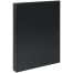 Папка на 4 кольцах СТАММ А4, 40мм, 500мкм, пластик, черная