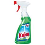 Средство для мытья стекол и зеркал Клин 2 в 1 "Яблоко", 500мл