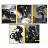 Тетрадь 96л., А5, клетка BG "Желтый кадр", суперэконом