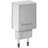 Зарядное устройство сетевое Defender EPA-10, 1*USB, 2.1А output, пакет, белый Зарядное устройство сетевое Defender EPA-10, 1*USB, 2.1А output, пакет, белый