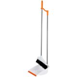 Совок для мусора OfficeClean Professional со щеткой-сметкой, метал. ручка 71,5см, пластик, рез. кромка, бело-оранжевый Совок для мусора OfficeClean Professional со щеткой-сметкой, метал. ручка 71,5см, пластик, рез. кромка, бело-оранжевый