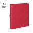 Тетрадь на кольцах А5, 80л., BG, обл. ПВХ, красный