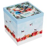 Коробка складная подарочная MESHU "Теплые воспоминания", (28*28*28см) Коробка складная подарочная MESHU "Теплые воспоминания", (28*28*28см)