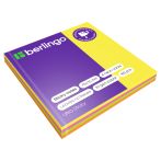 Самоклеящийся блок Berlingo "Ultra Sticky", 75*75мм, 100л., 4 неоновых цвета Самоклеящийся блок Berlingo "Ultra Sticky", 75*75мм, 100л., 4 неоновых цвета