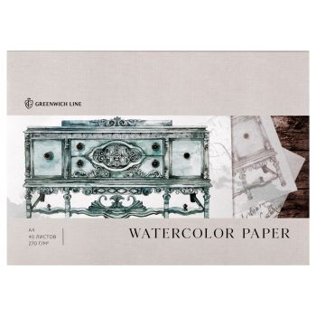 Папка для акварели 40л. А4, Greenwich Line 