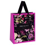 Пакет подарочный 18*23*10см MESHU "Floral present", матовая ламинация