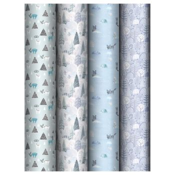 Упаковочная бумага глянц. 70*100см, MESHU 