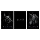 Тетрадь 80л., А4, клетка, на гребне BG "Просто черный", софт-тач ламинация, выб. лак