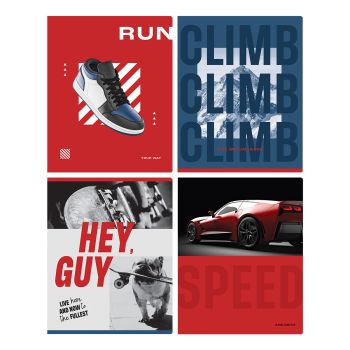 Тетрадь 60л., А5, клетка BG 