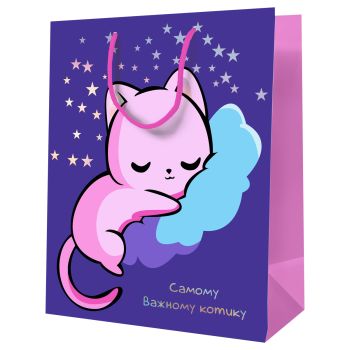 Пакет подарочный 18*23*10см MESHU 