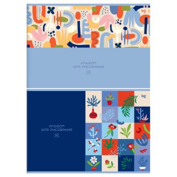 Альбом для рисования 40л., А4, на скрепке BG 