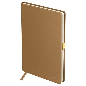 Ежедневник недатированный, А5, 136л., твердый переплет, кожзам, BG 
