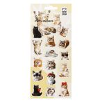Наклейки объемные MESHU "Wow Cat", 10*23см, инд. уп., европодвес