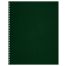 Тетрадь 96л., А5, клетка на гребне BG, бумвинил, зеленый