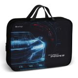 Папка текстильная с ручками 1 отделение, А4 Berlingo "Ultimate power", 350*265*75мм, текстиль, на молнии