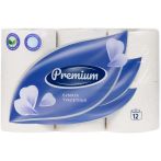 Бумага туалетная OfficeClean "Premium", 3-слойная, 12шт., 17м/рул., тиснение, белая Бумага туалетная OfficeClean "Premium", 3-слойная, 12шт., 17м/рул., тиснение, белая