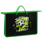 Папка с ручками А4 ArtSpace "Football", пластик, на молнии, 45мм
