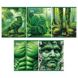 Тетрадь 96л., А5, линия BG "Лесное чудо", эконом