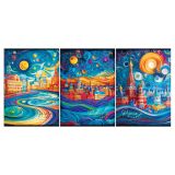 Тетрадь 80л., А4, клетка BG "Бумажное искусство", матовая ламинация, выб. лак